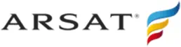 the logo for arsat